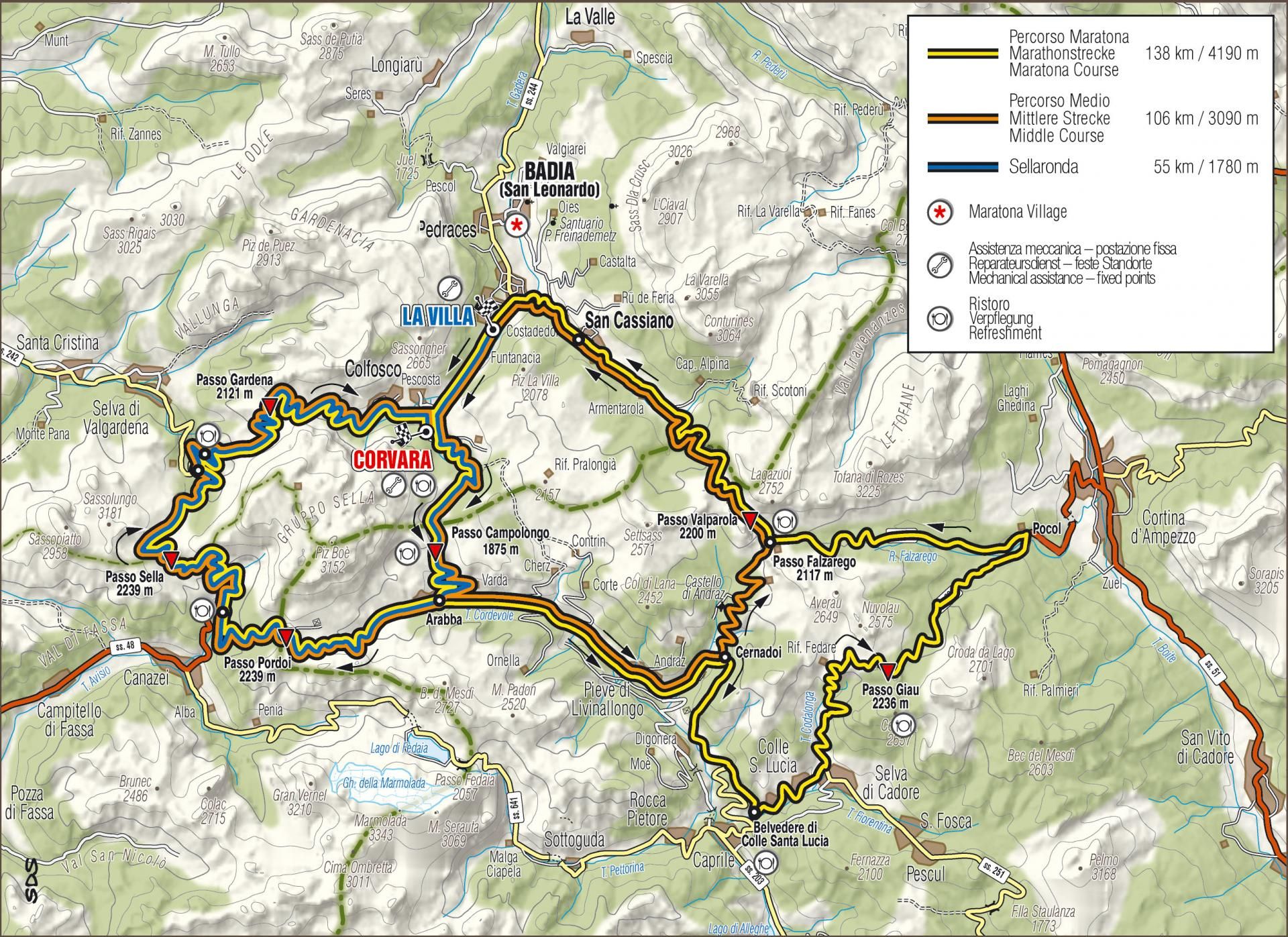 Maratona dles Dolomites 2019